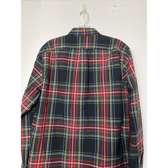 J.Crew Plaid Cotton Shirt Size M Men Classic Button Down Multicolor Long Sleeve - Picture 12 of 13